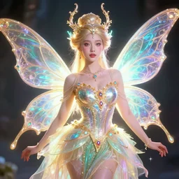 portrait of fairy princess, beautiful, attractive, glowing, ornate and intricate, jaw dropping, dynamic lighting, colorful, fairy tale, intricate and detailed, 4 k octane render, age 1 9
