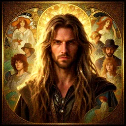 highly detailed portrait of a gobelin with long hairs, stephen bliss, unreal engine, fantasy art by greg rutkowski, loish, rhads, ferdinand knab, makoto shinkai and lois van baarle, ilya kuvshinov, rossdraws, tom bagshaw, alphonse mucha, global illumination, radiant light, detailed and intricate environment