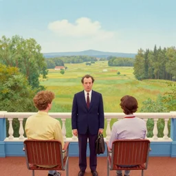 spike jonze, wes anderson, wlop, a beautiful scenic painting, artgerm