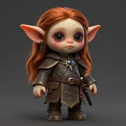 medieval goblin as a Nicoletta Ceccoli doll, detailed digital art, trending on Artstation