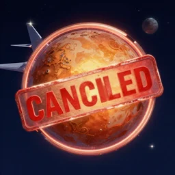 all night flights to venus have been cancelled, detailed digital art, trending on Artstation