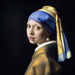 bill gates with a pearl earring by johannes vermeer