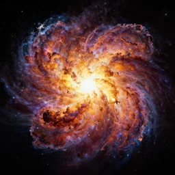the universe exploding