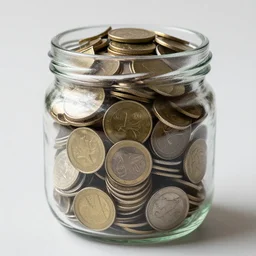 jar full of coins