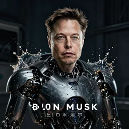 beautiful splash screen portrait of Elon musk as a Borg drone, dim lighting, moody, atmospheric, mechanical, trending on artstation