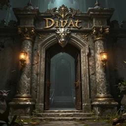 classic fantasy portal from game like a diablo, hyper - detailed, artstation, cgsociety, 8 k