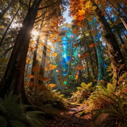 nature by alvaro leite siza vieira, at dawn nature at fall fisheye tron junglepunk futuristic thermal imaging uv light elysian infrared made of glass biopunk gem anime sunlight cgsociety bioshock dramatic lighting, archdaily, wallpaper, highly detailed, trending on artstation.