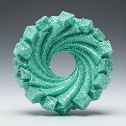mint sparkle, cubes, asymmetry, vortex, dali, studio lighting, 3 3 mm, high quality, detailed