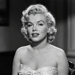 Marilyn Monroe in Witness for the Prosecution (1957).