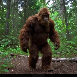 trailcam footage of bigfoot