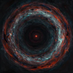 cinematic painting of an evil circle, digital art