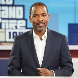 still of stephen a. smith from espn's first take as in gta san andreas, action shot, playstation 2, ps 2