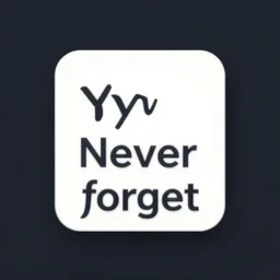 dribbble design icon for lyrics you will never forget