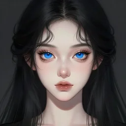 girl venizian era, big blue eyes, dark fantasy, extremely detailed, sharp focus, portrait, smooth, digital illustration, by rossdraws, mucha, frank franzzeta, sakimichan