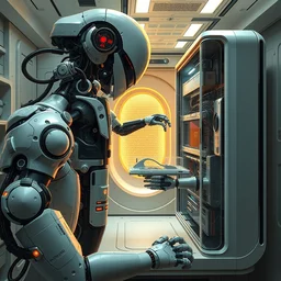 futuristic robotic neoclassical computer case cybernetic symbiosis thick bifurcated robotic cnc surgical hybrid mri 3 d printer machine making a bio chemical lab, sci - fi, highly detailed, vibrant colors, digital painting,, artstation, concept art, smooth, sharp focus, illustration, art by greg rutkowski and artgerm and alphonse mucha,