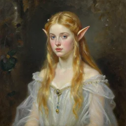 a beautiful elf princess, oil painting, by Edgar Maxence and Ross Tran and Michael Whelan