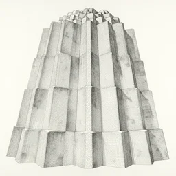 etching of a tesselated pavement on a national monument, artwork by james ensor