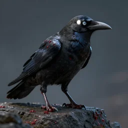 Zombie Raven, octane render, 8k, cinematic, hyperrealism, artstationhd