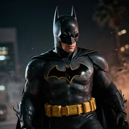 bat signal in los angeles, photorealistic, dynamic light, ultra detailed, cinematic, hyper realistic