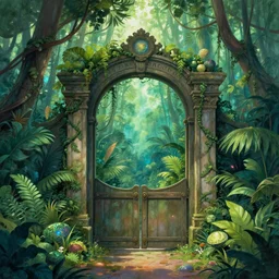 the jungle gate to the astral world by by quentin mabille