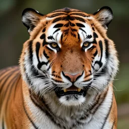 photograph portrait of Tony the Tiger, intricate detail, sigma 85mm f/1.4, 4k, depth of field, high resolution, 4k, 8k, hd