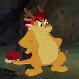a film still from the cartoon the lazy dragon ( 1 9 5 1 ) directed by walt disney