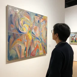 the artist of the future looking at things