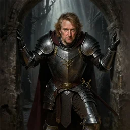 an ultradetailed portrait of robin williams dressed as a fantasy rogue, sneaking in shadows of a dark alley, d & d, fantasy, intricate, elegant, highly detailed, digital painting, matte, sharp focus, illustration, plate armor, god rays, art by john collier and albert aublet and krenz cushart and artem demura and alphonse mucha