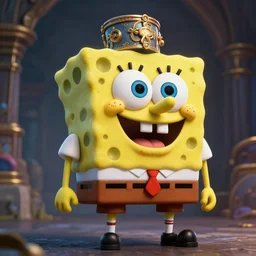 sponge bob warhammer digital art, 3 d high definition, trending on artstation, photorealistic, high resolution, 8 k, octane, hyper detailed, trending on deviantart insane details, intricate, elite, ornate, elegant trend, unreal engine
