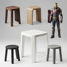 catalogue photo of a minimalistic stool by Werner panton, Zaha Hadid, calatrava, parametric design, guardians of the Galaxy, elyseum