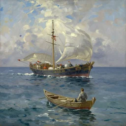 an artwork by ivan aivazovsky