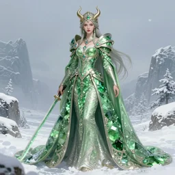 kunzite viking warrior, regal, elegant, winter, snow, beautiful, stunning, hd, illustration, epic, d & d, fantasy, intricate, elegant, highly detailed, wide angle, digital painting, artstation, concept art, smooth, sharp focus, illustration, wallpaper, art by artgerm and greg rutkowski and alphonse mucha and jin xiaodi