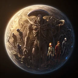dyson sphere in space, scifi art, alien, giger, greg rutkowski, rhads, ferdinand knab, makoto shinkai lois van baarle, ilya kuvshinov, rossdraws, tom bagshaw, global illumination, intricate, detailed, atmospheric lighting, golden hour