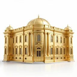 A golden penitentiary building