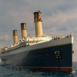 detailed cinematic wide shot of titanic, ultra realistic, spring light, painting by gaston bussiere, craig mullins, j. c. leyendecker