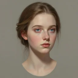 portrait en buste of young eva green by graham turner, angus mcbride, christa hook, detailed face, beautiful blue eyes, by artstation, deviantart, artfol, artslant artbox, cgsociety, gfxartist, artful, zatista, artpal, instagram