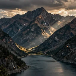 lakeside mountains, in world of warcraft