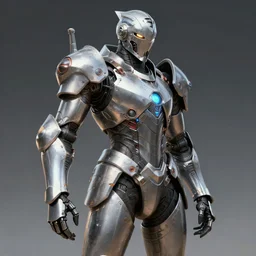 futuristic iron knight, digital art, trending on artstation
