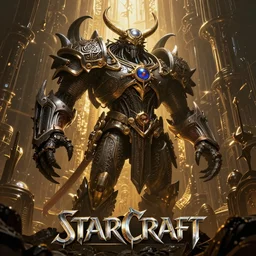 StarCraft and Doom themed gothic industrial noir fantasy matte painting movie poster, golden ratio, trending on cgsociety, intricate, majestic, dark epic fantasy, trending on artstation, by Artgerm, H.R. Giger and Zdizslaw Beksinski, highly detailed, vibrant, cinematic quality character render; low angle; ultra high quality model; production quality cinema model