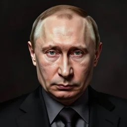 vladimir putin face is recognizable, vladimir putin is cryptkeeper from tales from the cryptkeeper, awe face, toothless horror macabre portrait by norman rockwell, frank frazetta, realistic face, digital art