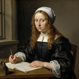 study of a peasant girl by hans holbein the younger. hyperrealsim