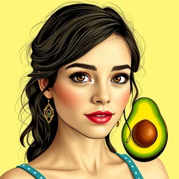 emma stone as avocado