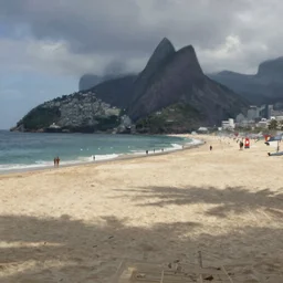 ipanema beach painting by jeremy mann