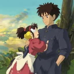 air, in the style of studio ghibli, j. c. leyendecker, greg rutkowski, artgerm