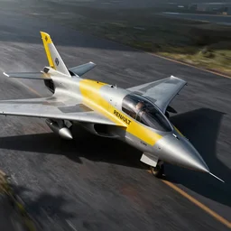 concept art renault combat jet, with renault colors and logo by florian dreyer, artstation
