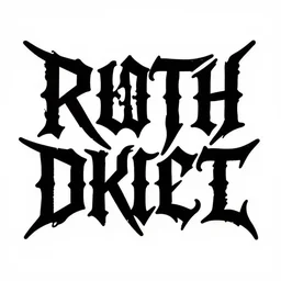 intracate and very detailed death metal logo, bold font, scary letters, unreadable word, ryoji ikeda and m. c escher, zdzislaw beksinski, wayne barlowe