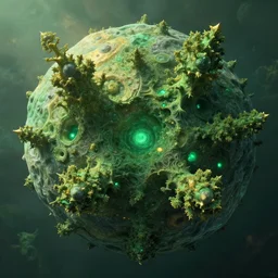 extremely detailed rock, fractals, lush planet, soft light, golden glow, jade green, diffuse lighting, fantasy, intricate, surrealism!!!!, highly detailed, lifelike, photorealistic, digital painting, artstation, illustration, concept art, smooth, sharp focus, by greg rutkowski, chris tulloch mccabe, valentina remenar,