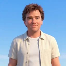 matt damon as a pixar disney character from up ( 2 0 0 9 ), unreal engine, octane render, 3 d render, photorealistic