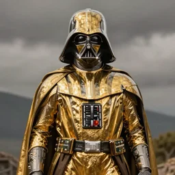 Darth Vader but his suit is golden