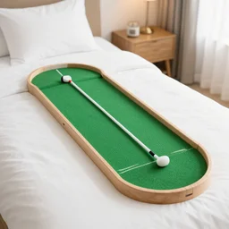 mini golf in bed